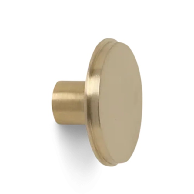 Cuier maro alama din metal Brass L Ferm Living