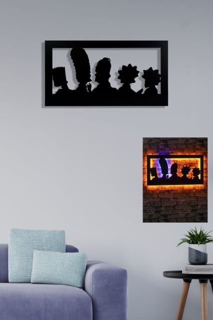 Decoratiune luminoasa multicolora Simpsons The Home Collection