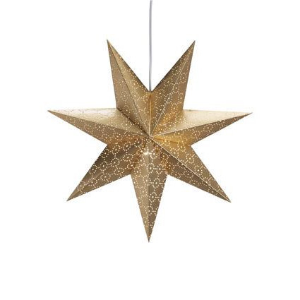 Decoratiune luminoasa suspendabila aurie din hartie Tostared Markslojd