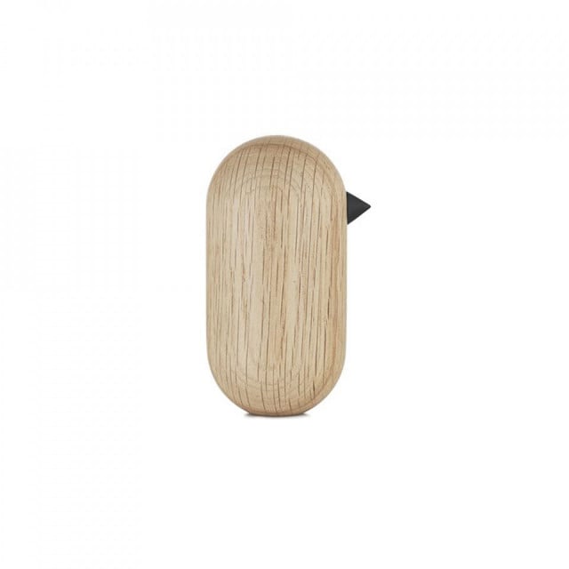 Decoratiune maro din lemn 10 cm Little Bird Oak Normann Copenhagen