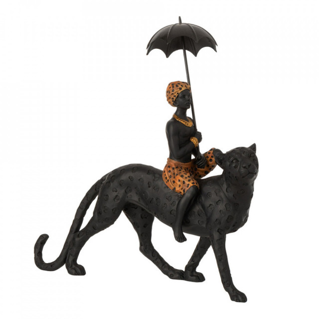 Decoratiune maro/neagra din polirasina 35 cm Africa J-Line