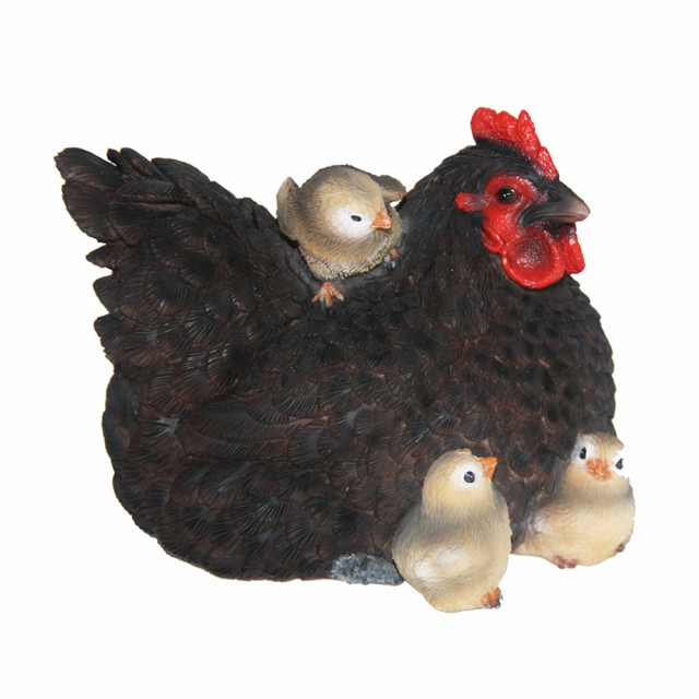 Decoratiune multicolora din fibre sintetice 12 cm Hen Esschert Design
