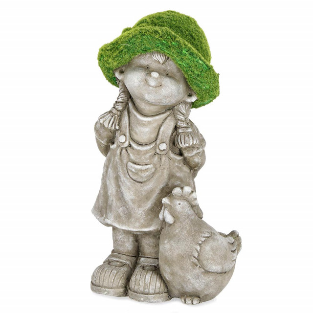 Decoratiune multicolora din piatra 45 cm Garden Girl Bizzotto