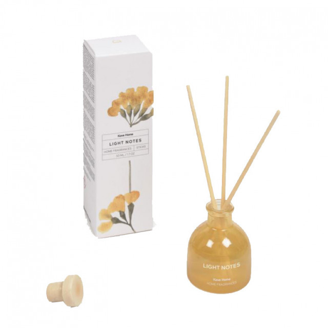 Difuzor cu betisoare parfumate din sticla 50 ml Floral Notes Kave Home