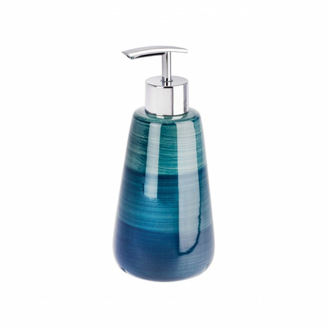 Dispenser sapun lichid albastru petrol din ceramica 360 ml Pottery Wenko