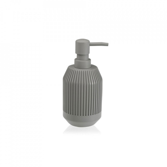 Dispenser sapun lichid gri din rasina 8x17 cm Soapis Versa Home