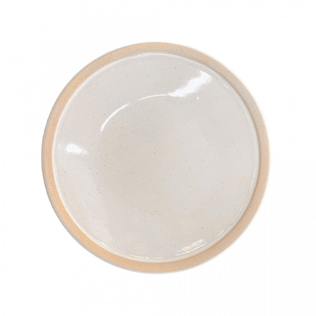 Farfurie pentru desert alba din ceramica 16 cm Wabi The Home Collection