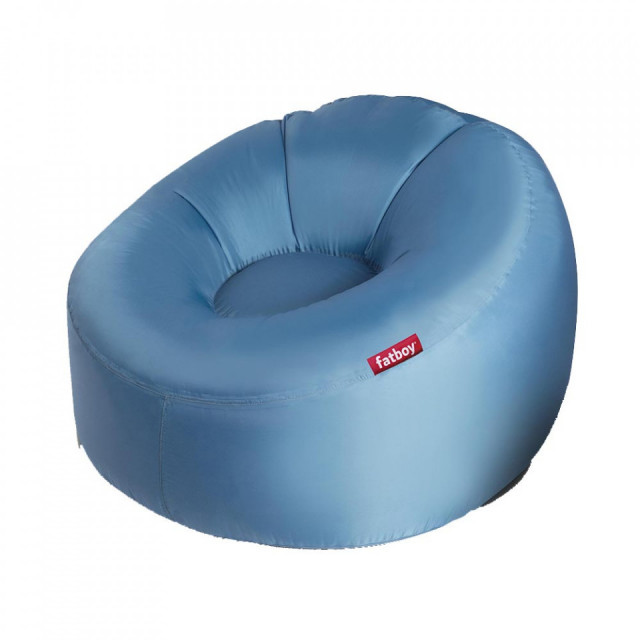 Fotoliu exterior albastru deschis din poliester Lamzac O 3.0 Fatboy