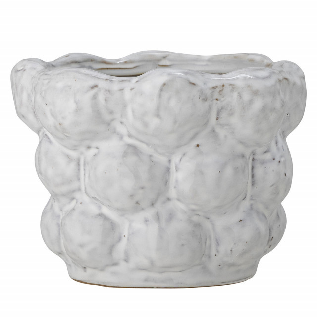 Ghiveci alb din ceramica 16 cm Dieter Bloomingville