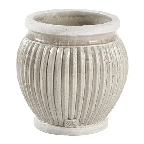 Ghiveci gri argintiu din ceramica 14 cm Catinia Lene Bjerre