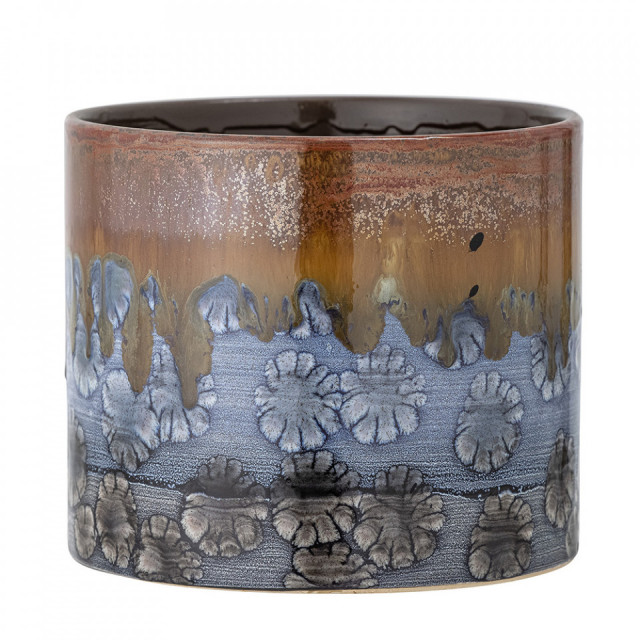 Ghiveci maro din ceramica 18 cm Ina Creative Collection