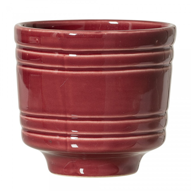 Ghiveci rosu din ceramica 10 cm Revi Bloomingville