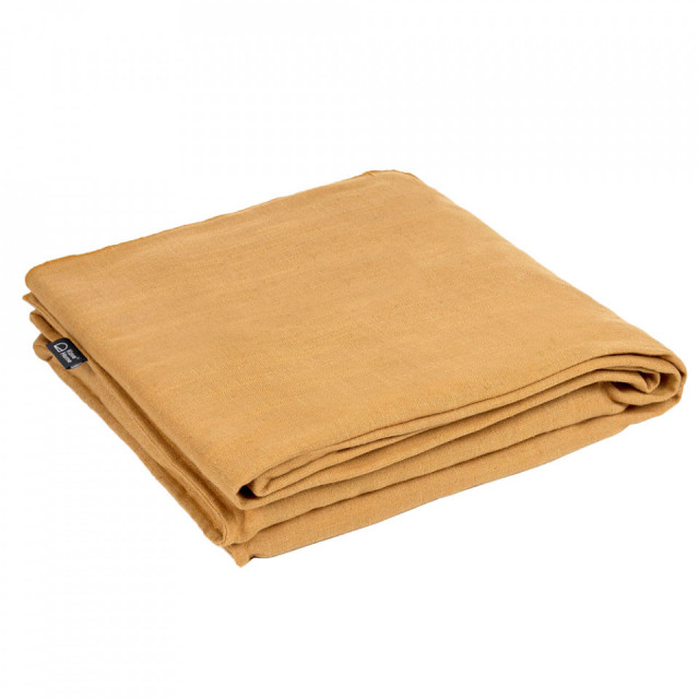 Husa pentru canapea galben mustar din material textil 210 cm Blok Kave Home