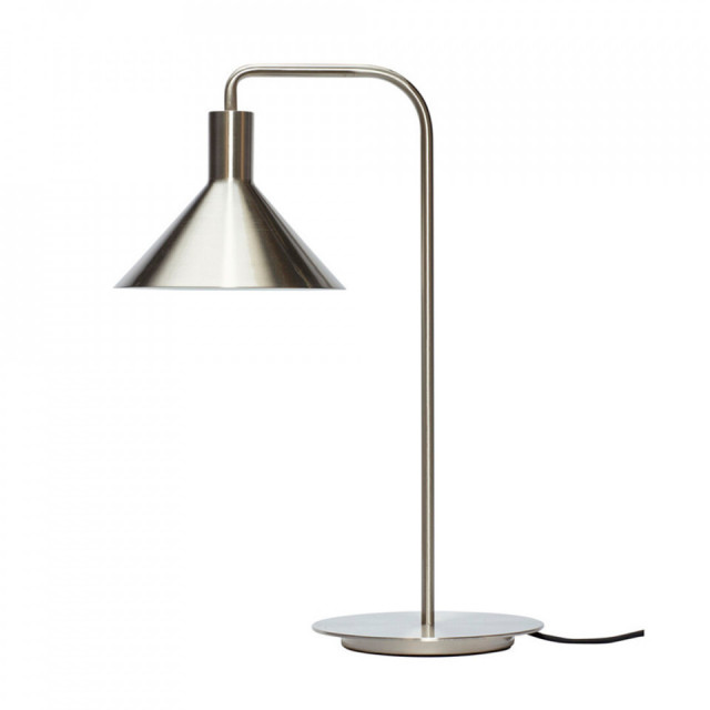 Lampa birou argintie din metal 50 cm Solo Hubsch