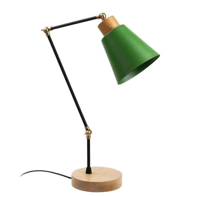 Lampa birou verde din metal 52 cm Manavgat The Home Collection