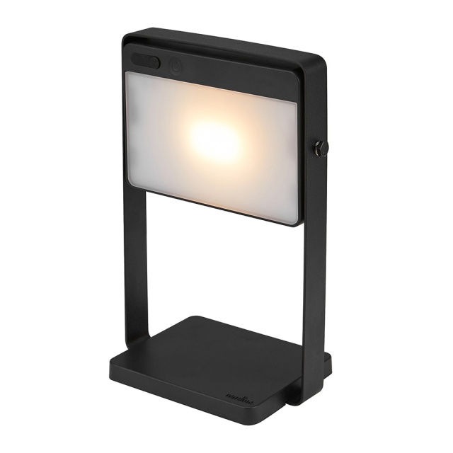 Lampa portabila pentru exterior neagra cu LED 24 cm Saulio Nordlux