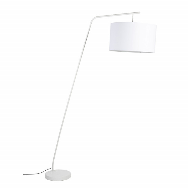 Lampadar alb din metal 160 cm Martine The Home Collection