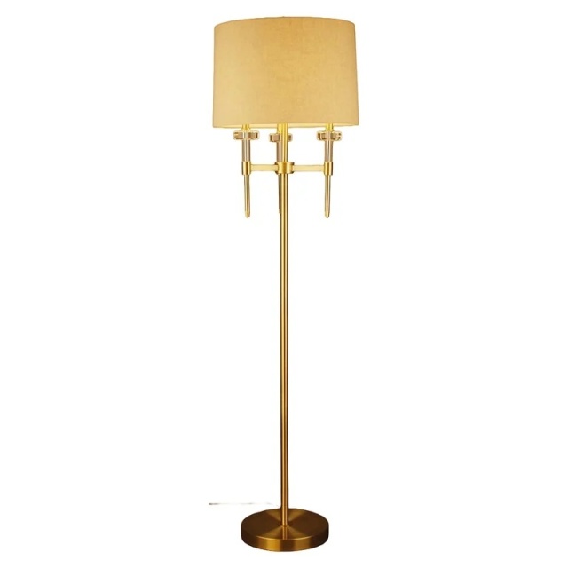 Lampadar auriu din metal 161 cm Josie Richmond Interiors