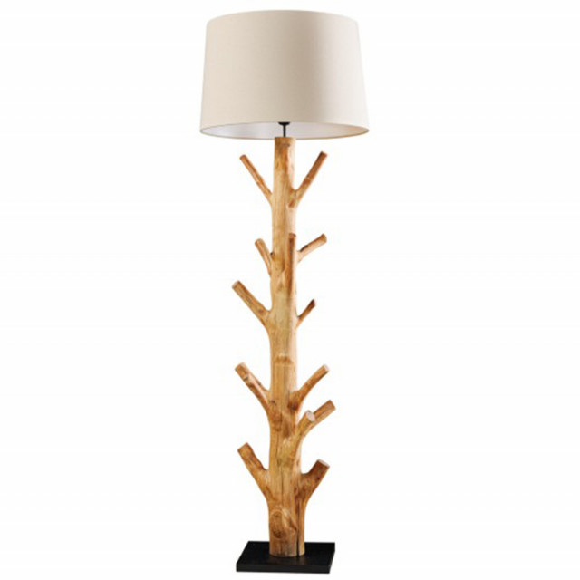 Lampadar maro din lemn 175 cm Tree The Home Collection