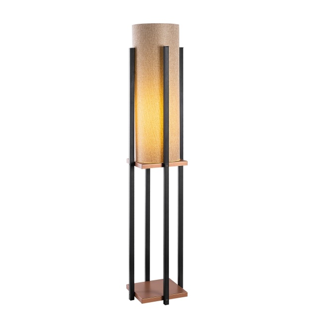 Lampadar multicolor/maro din metal 130 cm Billy The Home Collection