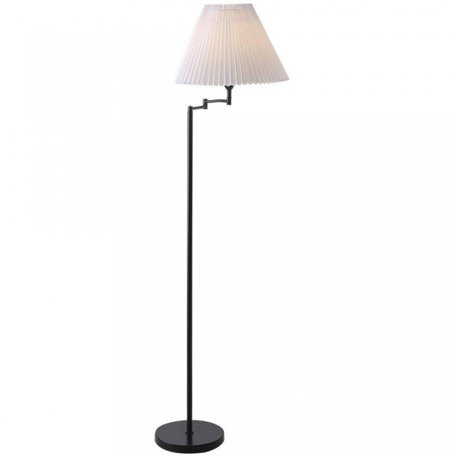 Lampadar negru/alb din metal 158 cm Break Floor Nordlux