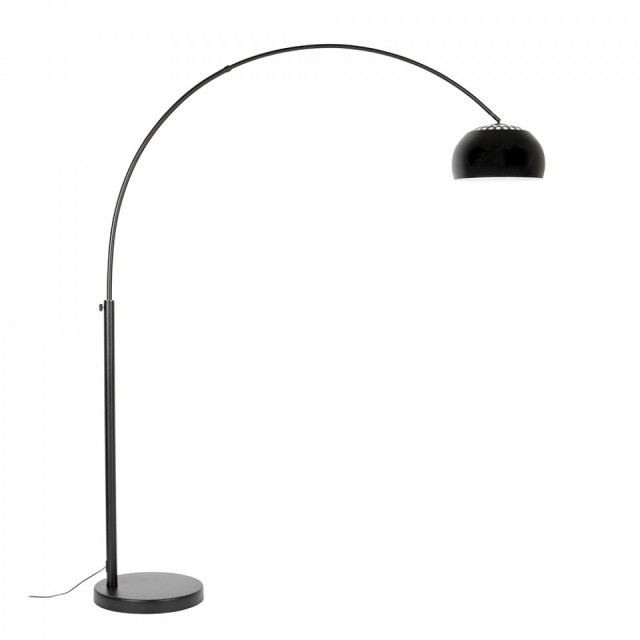 Lampadar negru din marmura 205 cm Bow Zuiver