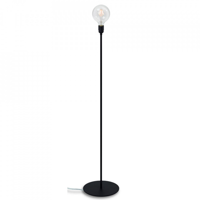 Lampadar negru din metal 130 cm Bi Sotto Luce