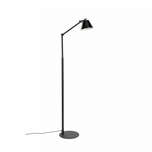 Lampadar negru din metal 143 cm Lub Zuiver