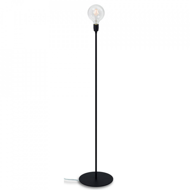 Lampadar negru din otel 130 cm Bi Sotto Luce