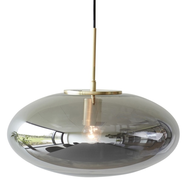 Lustra gri din sticla Reflect Hubsch