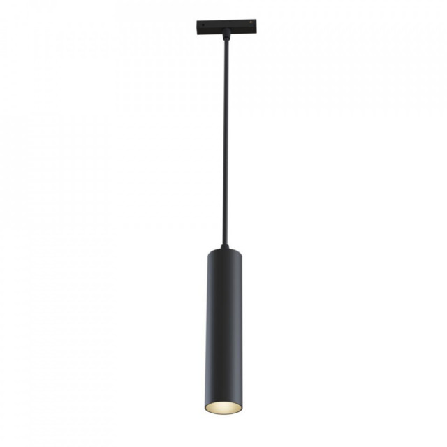 Lustra neagra din aluminiu cu LED Magnetic Maytoni