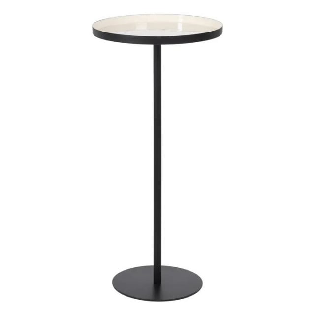 Masa bar crem/neagra din metal 40 cm Sea The Home Collection