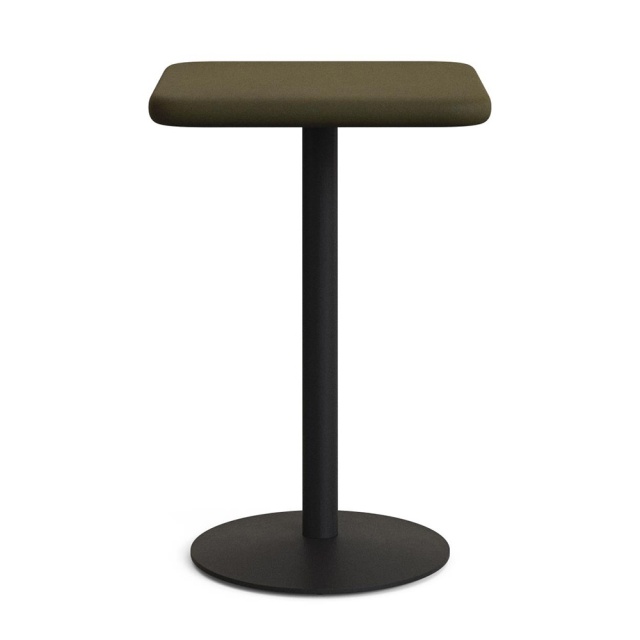 Masa bar exterior verde/neagra din ciment 70x70 cm Esilda Kave Home