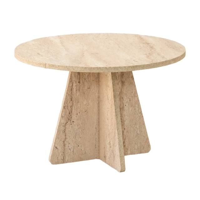 Masa de cafea crem din lemn 60 cm Mushroom The Home Collection