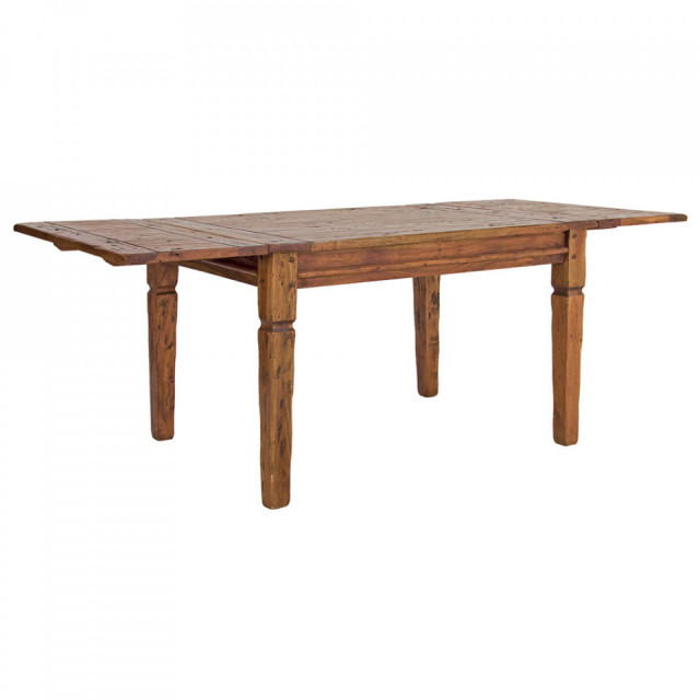 Masa dining extensibila maro din lemn 90x120(200) cm Chateaux Bizzotto