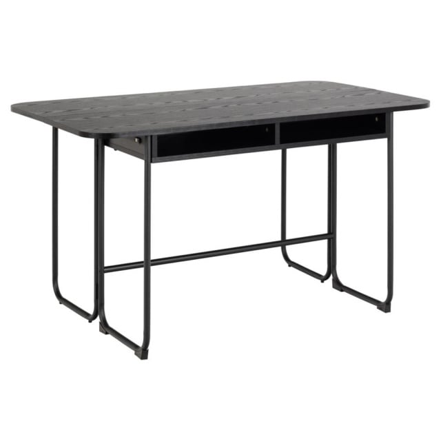 Masa dining extensibila neagra din metal 80x140(180) cm Darlington Actona Company