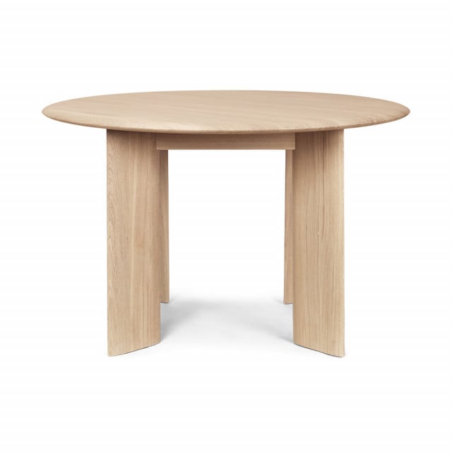 Masa dining maro din lemn 117 cm Bevel Ferm Living