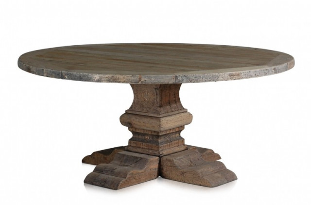 Masa dining maro din lemn 180 cm Column Leg Versmissen