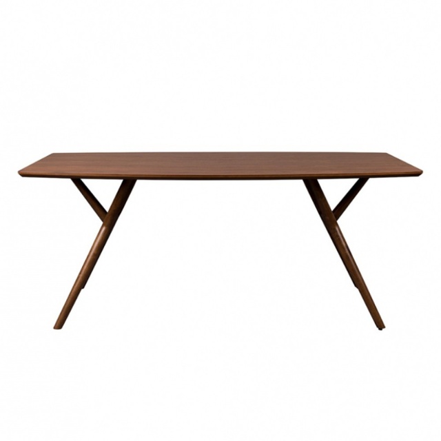 Masa dining maro din lemn 90x180 cm Malaya Dutchbone