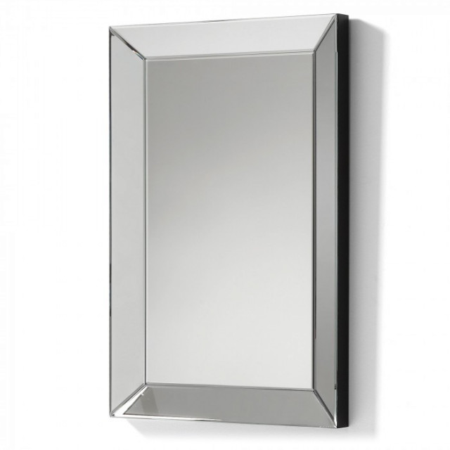 Oglinda argintie din sticla 90x60 cm Lena Kave Home
