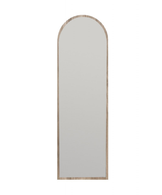 Oglinda de podea ovala maro din lemn 50x160 cm Emma The Home Collection