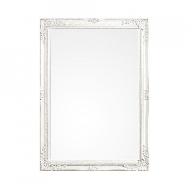 Oglinda dreptunghiulara alba din lemn 72x102 cm Miro Bizzotto