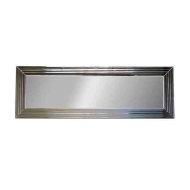 Oglinda dreptunghiulara argintie din lemn 40x120 cm Ko The Home Collection