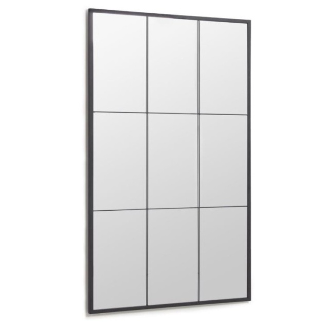 Oglinda dreptunghiulara din metal 100x160 cm Ulrica Kave Home