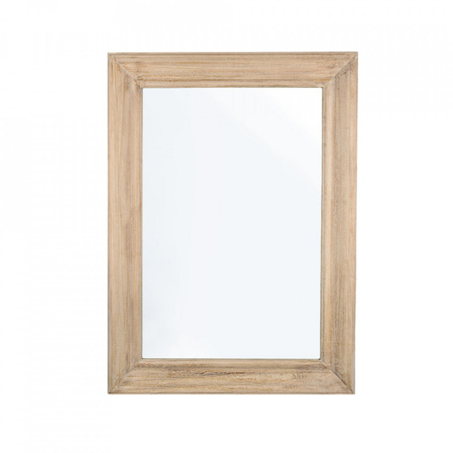 Oglinda dreptunghiulara maro din lemn de paulownia 81x111 cm Tiziano Bizzotto