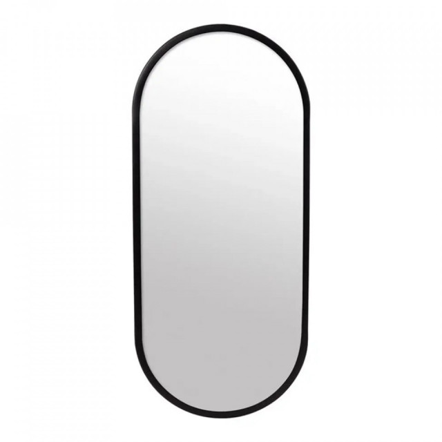 Oglinda ovala neagra din metal 20x50 cm Honey Vtwonen