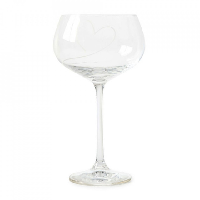 Pahar de vin transparent din sticla 19 cm Love Riviera Maison