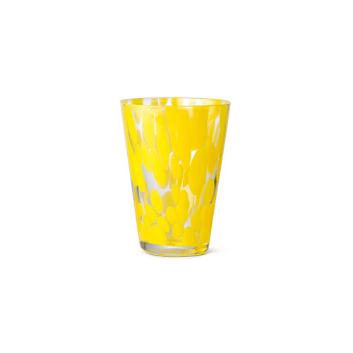 Pahar galben/transparent din sticla 270 ml Casca Ferm Living