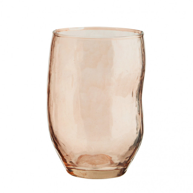 Pahar rosu corai din sticla 7x11 cm Oliver Madam Stoltz