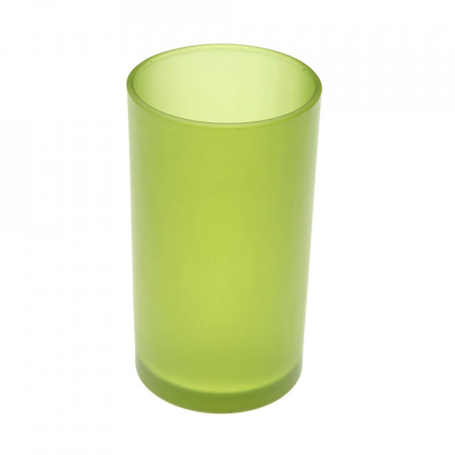 Pahar verde lime din sticla 6x10 cm Tommy Versa Home